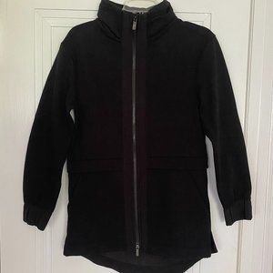 Lululemon full length jacket; black; sz 4;new without tags, discounted shipping;